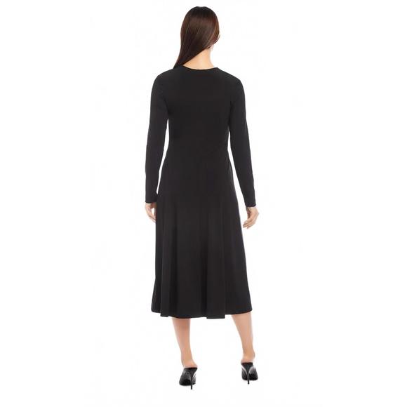 NEW KAREN KANE kate midi dress in black - Picture 3 of 3
